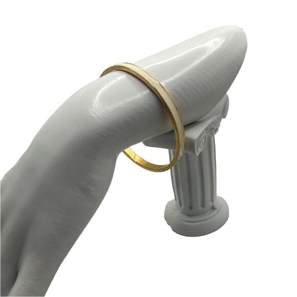 KATE SPADE New York RISE ABOVE Idiom Cream Enamel Bangle - Picture 5 of 5